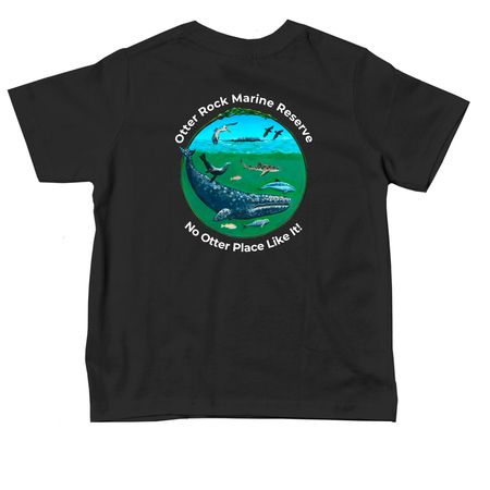 No Otter Place Like It! Toddler Apparel, a Black Toddler Tee