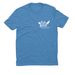 Fish Pono--Save Our Reefs, a Azure Blue Allmade Eco Triblend Unisex Tee