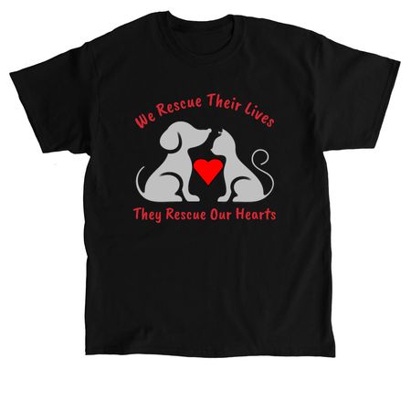 Rescue Our Hearts, a Black Classic Unisex Tee