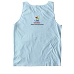 Storytime is My Cardio, a Chambray Comfort Colors Tank Top (back-view)
