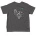 Donate Life NYS- Sara's Running a Marathon, a Charcoal Toddler Tee (back-view)