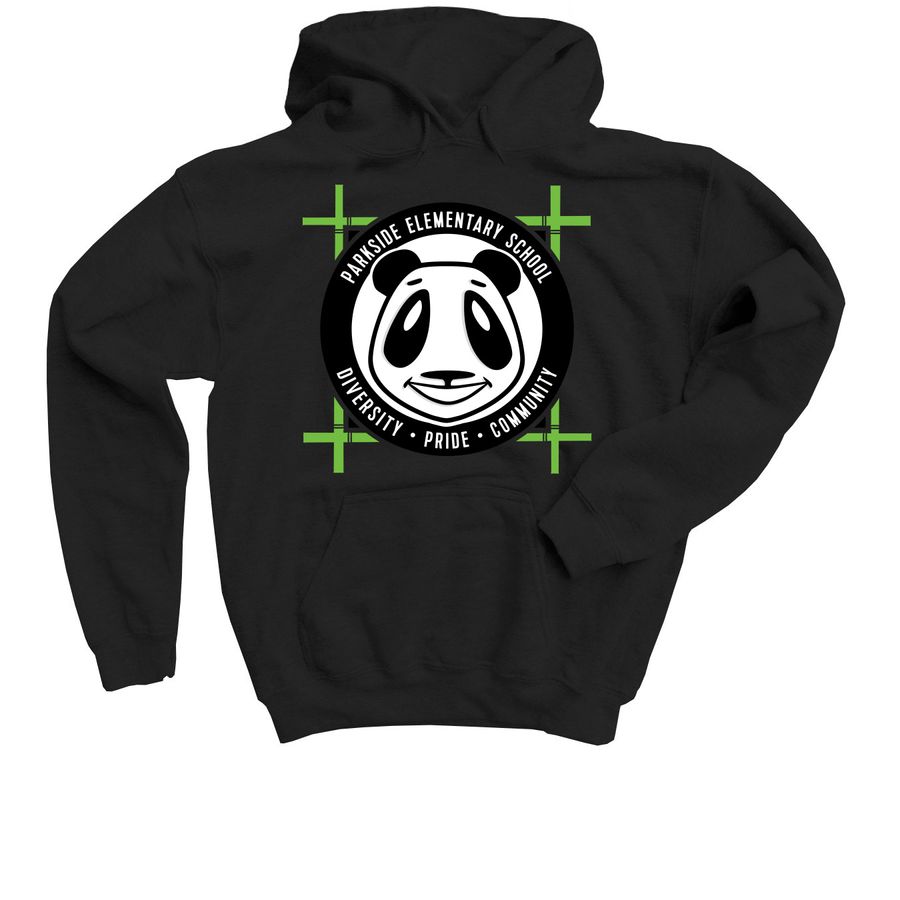 Official Parkside Logo Youth Pullover Hoodie, a Black Youth Pullover Hoodie