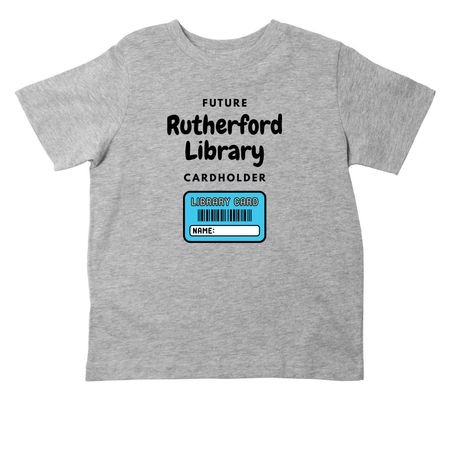 Future Library Cardholder - Toddler, a Heather Toddler Tee