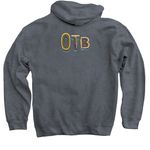 Rainbow Dark, a Dark Heather Pullover Hoodie (back-view)