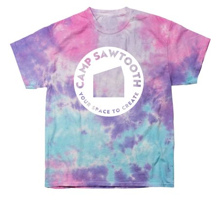 Camp Sawtooth 2026, a Cotton Candy Classic Tie Dye Tee