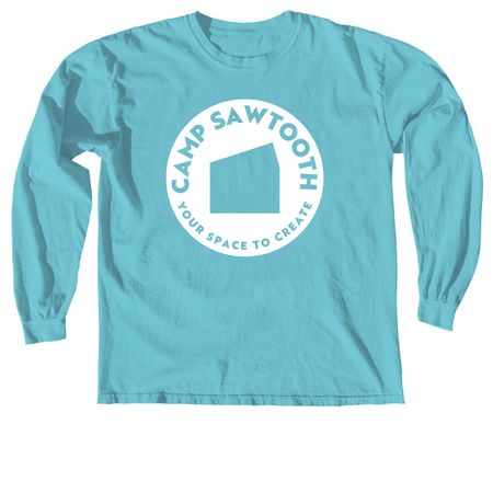 Camp Sawtooth 2026, a Lagoon Comfort Colors Long Sleeve Tee
