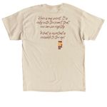 Biola Theatre - Little Prince shirt, a Sand Classic Unisex Tee (back-view)