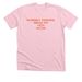 Probably thinking about my cats..., a Heather Pink Premium Unisex Tee