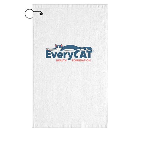 EveryCat Golf Towel, a White Golf Towel