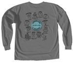 2026 Chapter Shirt, a Grey Comfort Colors Long Sleeve Tee (back-view)
