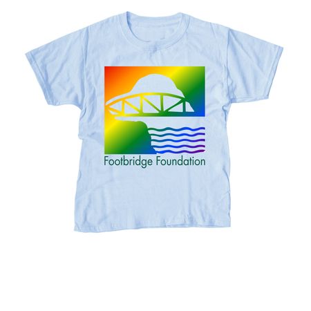 Rescue With Pride, a Light Blue Youth Unisex Tee