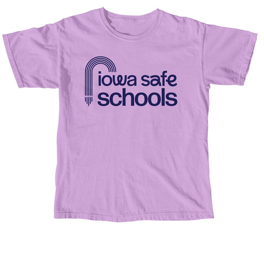 Comfort Colors - Solid Navy Logo, a Neon Violet Comfort Colors Unisex Tee