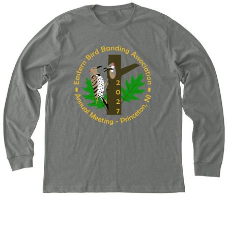 27 Meeting Large Logo Long Sleeve, a Deep Heather Premium Long Sleeve Tee