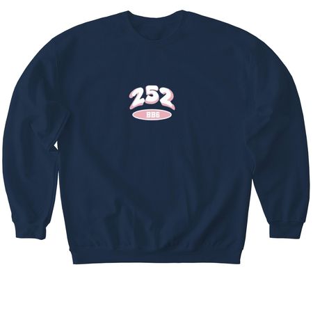 BBG, a Navy Softstyle Crewneck Sweatshirt
