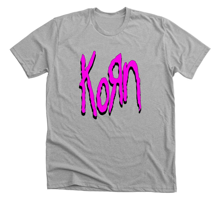 Korn UK and Ie Tour 2026 Merch, a Athletic Heather Premium Unisex Tee