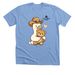 Silly Goose Crew, a Heather Carolina Blue Premium Unisex Tee