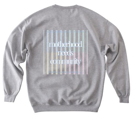 Heritage Moms, a Sport Grey Softstyle Crewneck Sweatshirt