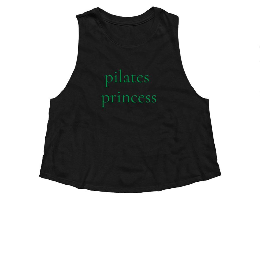 Tank Tops, a Solid Black Blend Women?s Cropped Racerback Tank