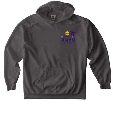 Miami Sweatshirts Hoodies, a Pepper Comfort Colors Pullover Hoodie