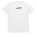 We Believe - Change The World (White), a Solid White Blend Premium Unisex Tee (back-view)