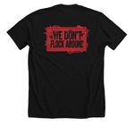 sDs, a Solid Black Blend Premium Unisex Tee (back-view)
