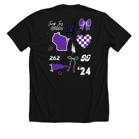 Icon Shirt, a Solid Black Blend Premium Unisex Tee (back-view)