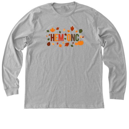 Fall Hem Onc, a Athletic Heather Premium Long Sleeve Tee