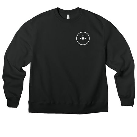 Christian Media Now, a Vintage Black Premium Heavyweight Crewneck Sweatshirt
