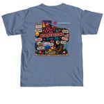 She's from Cornerstone, a Blue Jean Comfort Colors Unisex Tee (back-view)