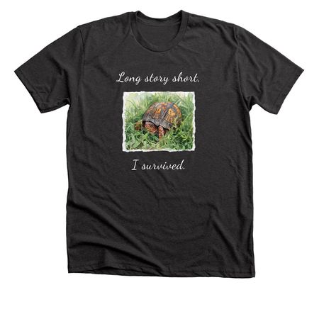 Help save injured turtles!, a Dark Grey Heather Premium Unisex Tee