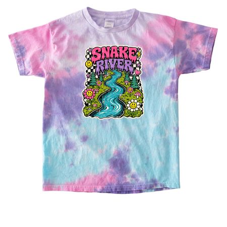 Holli, a Cotton Candy Youth Tie Dye Tee