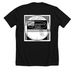 At CON 2000 Shirt, a Solid Black Blend Premium Unisex Tee (back-view)