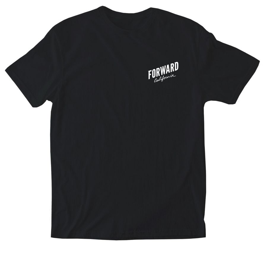 FWD CA Tee (Dark), a Black Softstyle Cotton Tee