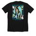 Be Mad, Create Change, a Solid Black Blend Premium Unisex Tee (back-view)