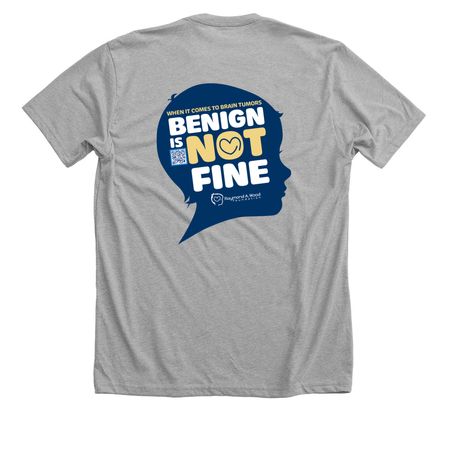 Benign is Not Fine, a Athletic Heather Premium Unisex Tee