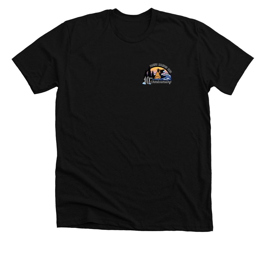PMC 10 Year, a Solid Black Blend Premium Unisex Tee
