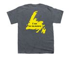 CFA Gander Islander, a Dark Heather Youth Unisex Tee (back-view)