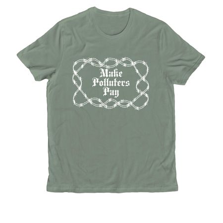 Make Polluters Pay (Clothing), a Matcha Green Allmade Organic Cotton Unisex Tee