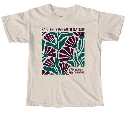 Fall In Love With Nature Day, a Ivory Comfort Colors Unisex Tee