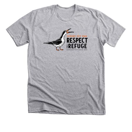 Egmont Key Respect the Refuge T-Shirts, a Athletic Heather Premium Unisex Tee
