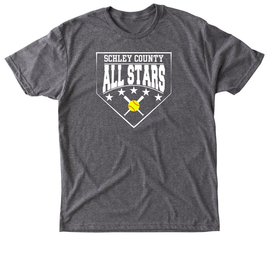 SC 10u All Stars Home Dark / Red, a Premium Heather Triblend Unisex Tee