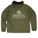 Russ B. Cool Jackets, a Army Quarter-Zip Windbreaker (back-view)