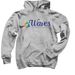 Waves of Warmth, a Sport Grey Pullover Hoodie