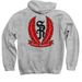 Hoodies, a Sport Grey Pullover Hoodie (back-view)