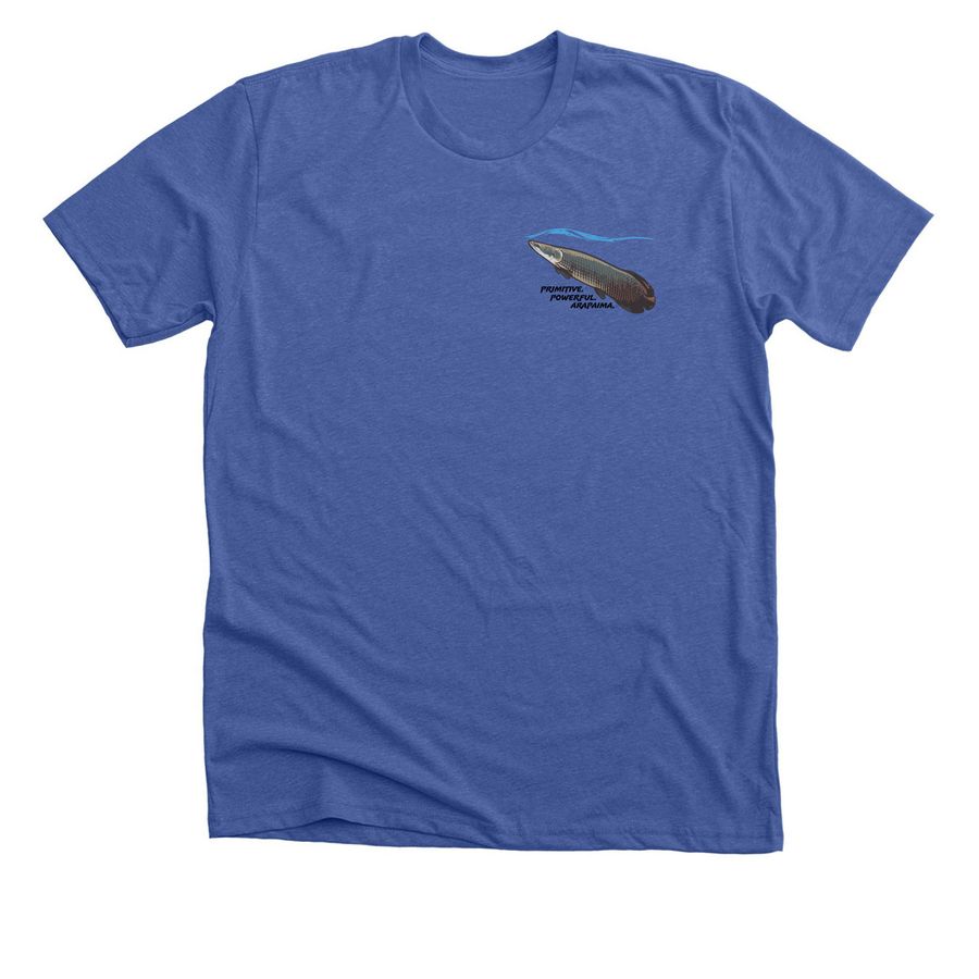 Primitive Power: Arapaima, a Solid True Royal Premium Unisex Tee