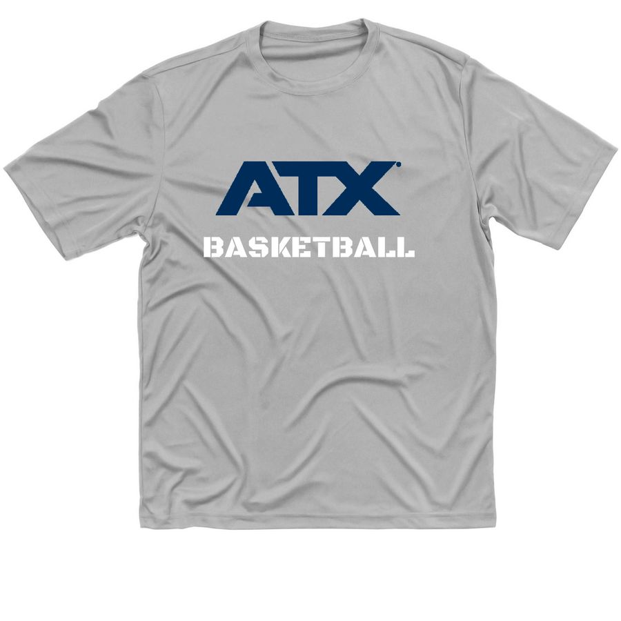 ATX Deaf Basketball Club Team, a Silver Classic Performance Tee