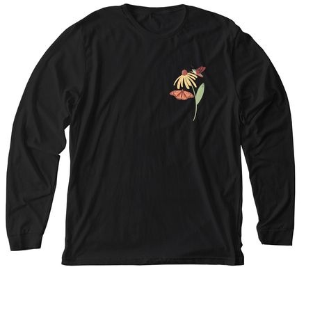 Pollinate, a Solid Black Blend Premium Long Sleeve Tee