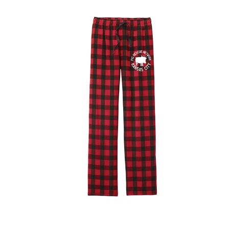 KCPRN Fall Collection, a Red/ Black Buffalo Check Flannel Pajama Pant