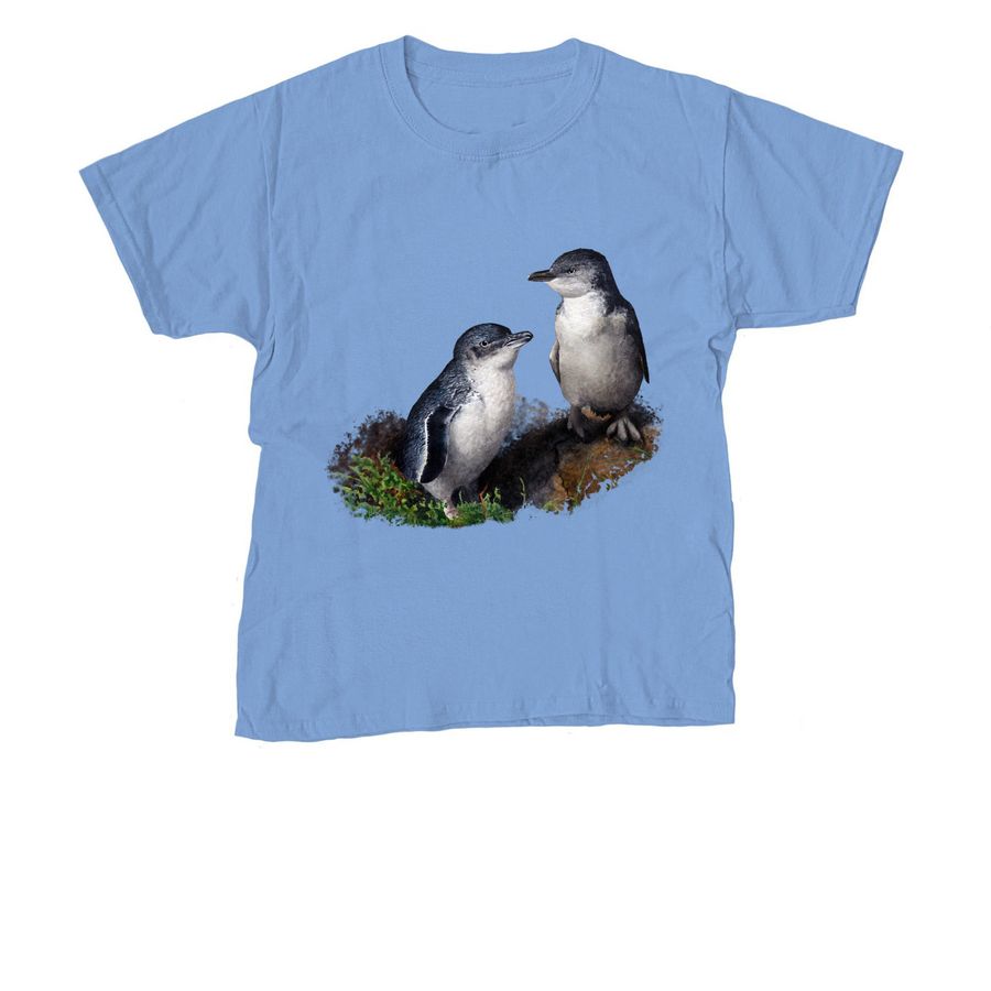 Little Penguin-Black Logo&nbsp;, a Carolina Blue Youth Unisex Tee