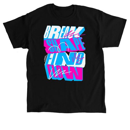 FIND FLOW, a Black Classic Unisex Tee